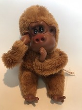 Vintage Russ Berrie Plush Monkey Rutherford III Sucks Thumb Gorilla Stuffed Toy