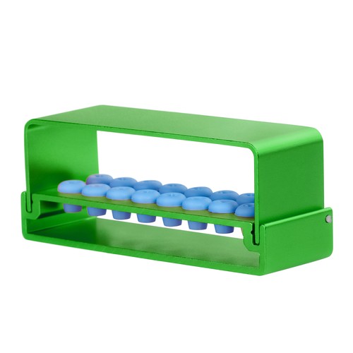 Soporte para fresas dentales 16H con funda de silicona estuche de desinfección en autoclave (3 piezas) - Imagen 8 de 12