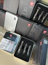 3 sets of new super sharp nail clippers steel wide mouth splash-proof portable