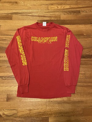 Early Y2K Champion Seattle Hardcore Punk Band T-shirt Vintage Bridge Nine Small