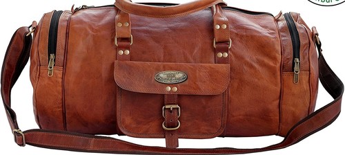 Sac Voyage Cuir Hommes Polochon Valise Gym Vintage 83.8X25.4cm Nuit Sac Voyage Cuir Hommes Polochon Valise Gym Vintage 83.8X25.4cm Nuit