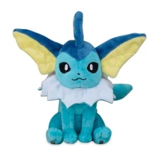 Pokemon Center Vaporeon Sitting Cuties Plush Pokemon Center