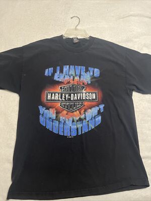 Harley Davidson Vintage Las Vegas , NV 1998 Promo T Shirt