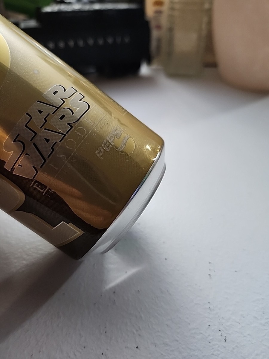 STAR WARS Episode 1, Gold Yoda Pepsi Can, Ltd. Edition 1999 STAR WARS Episode 1, Gold Yoda Pepsi Can, Ltd. Edition 1999