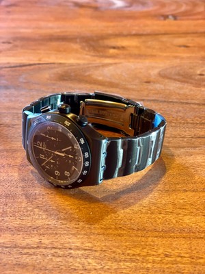 Swatch Boxengasse 43 mm Stainless Steel Watch YVS423G | Luxury Bazaar |  www.luxurybazaar.com