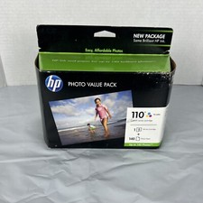 HP Photo 110 Custom Series Tri Color Ink  Paper Expired Nov 2011 NOS Sealed