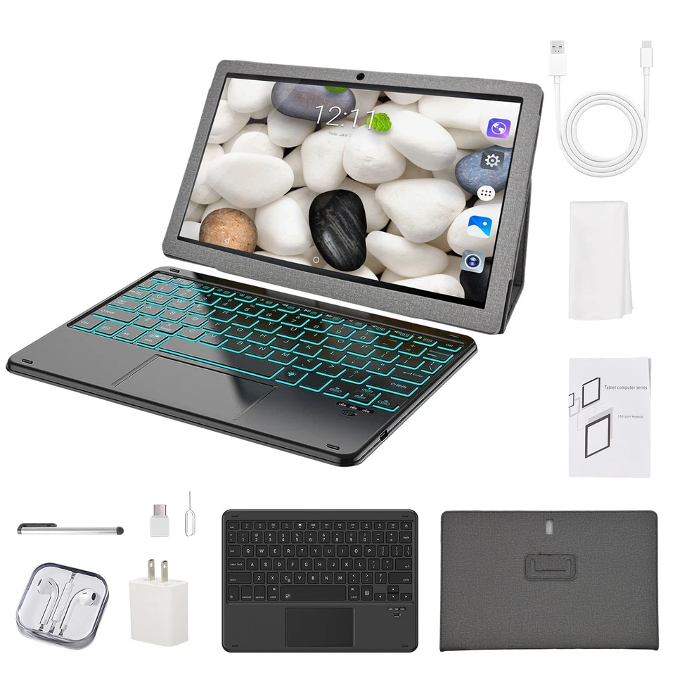 Tablet 14 inch Ultra Big Android 12 Tablets 512GB Storage 12GB RAM IPS Bundle Ke - Image 3 of 4