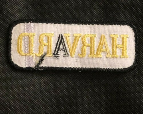 HARVARD Patch - 4 1/2 inches x 1 3/4 inches  - Picture 2 of 2