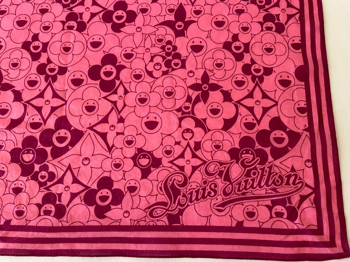 Louis Vuitton 2010 Takashi Murakami Cosmic Blossom Silk Scarf