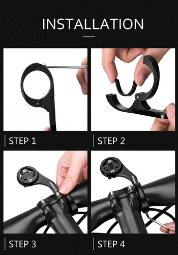 ROCKBROS Bike Computers Mount Gopro Sports Camera Holder For iGPSPORT Byrton - Picture 11 of 11