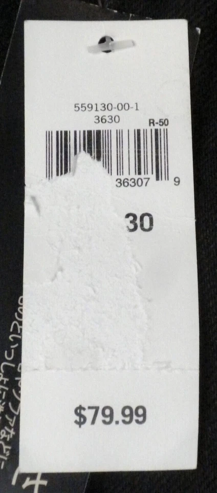 NUEVO CON ETIQUETAS ~ Pantalones de mezclilla chinos grises de pierna recta vintage Banana Republic para hombre talla 36 x 30 Foto 4 de 4