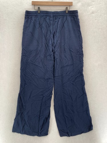 Old Navy Playa Wide Leg Pants Women's XL Blue Stretch Pull On High Rise Flowy - Picture 11 of 11