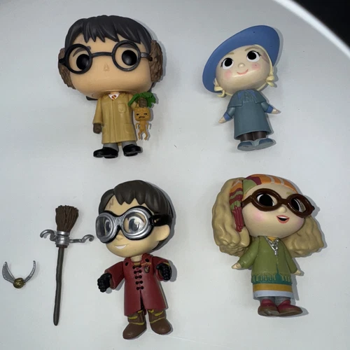 Funko Harry Potter Lot (4) Quiddich Screaming Mandrake Sybill Fleur Delacour
