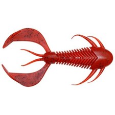 Megabass ROCK HOG 3, Lenght inch./cm 3"/7.62, 6 pcs. SOLID RED Fishing Soft L...