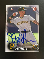 Stephen Alemais Signed 2016 Bowman Draft #BD-34 Card Pittsburgh Pirates Auto COA