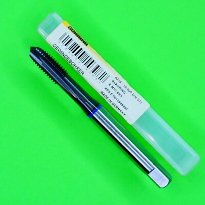 Gewindebohrer M10 HSS-E GÜHRING   4218 DIN371 6HX BLAURING 1 Stück NEU