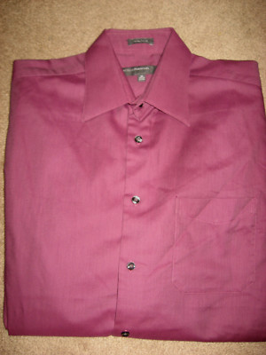 slim fit dress slacks Slim Fit Smart Dress Shirt – Perry Ellis main image 0