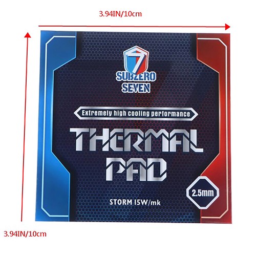SubZero Seven GP-Ultimate 12.8W/MK Thermal Pad CPU/GPU Graphics Silicone - Afbeelding 3 van 18