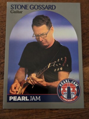 Stone Gossard Pearl Jam Wrigley Field 2018 Chicago Trading Card