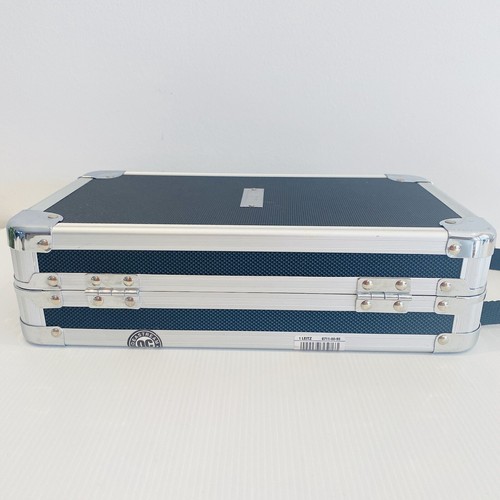 Leitz Hardcover Lockable Case Disc CD Holder Black Silver Carry Strap - 第 5/7 張圖片