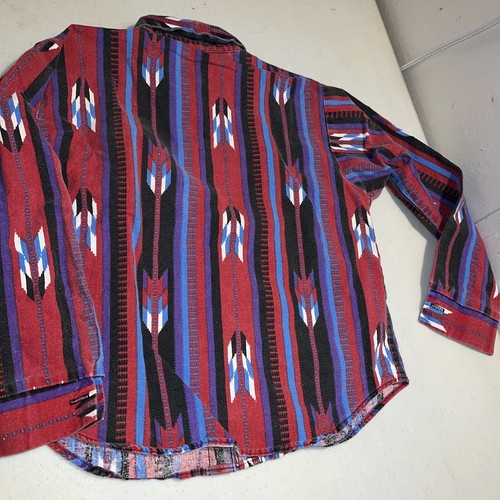 Panhandle Slim Western Button Up Shirt YOUTH BOYS Size (M/10) Aztec  Pattern - Picture 6 of 8