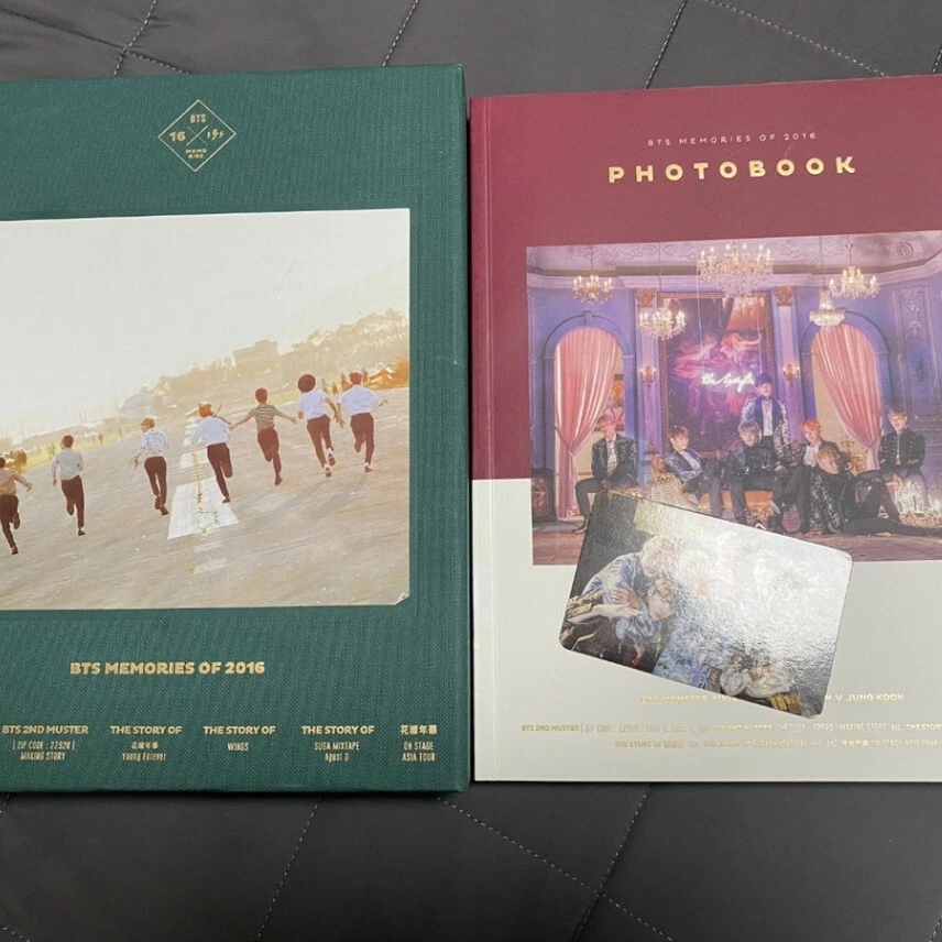BTS Memories of 2016 Official DVD + Photobook + Photocard(Sweat Blood Fire)