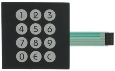 Snack Machine Buttons PUSH-BUTTON PANEL MEMBRANE 12 BUTTONS N&W EVOCA TANGO SNACK MACHINE ...