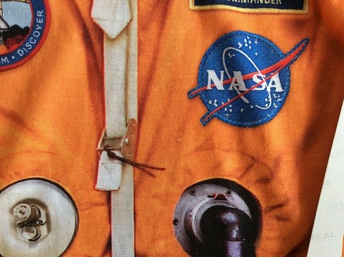 Astronaut L/S T-Shirt kid size 2T Faux image 100% poly - Picture 3 of 8
