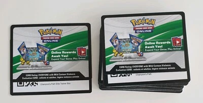 Sword /& Shield Base Set PTCGO Unused Online Code Card Email 8x Pokemon