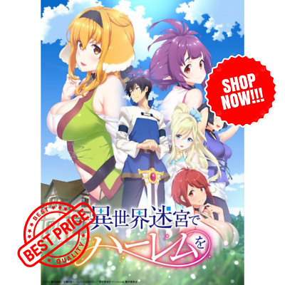 DVD Anime ISEKAI MEIKYUU DE HAREM WO - COMPLETE TV SERIES
