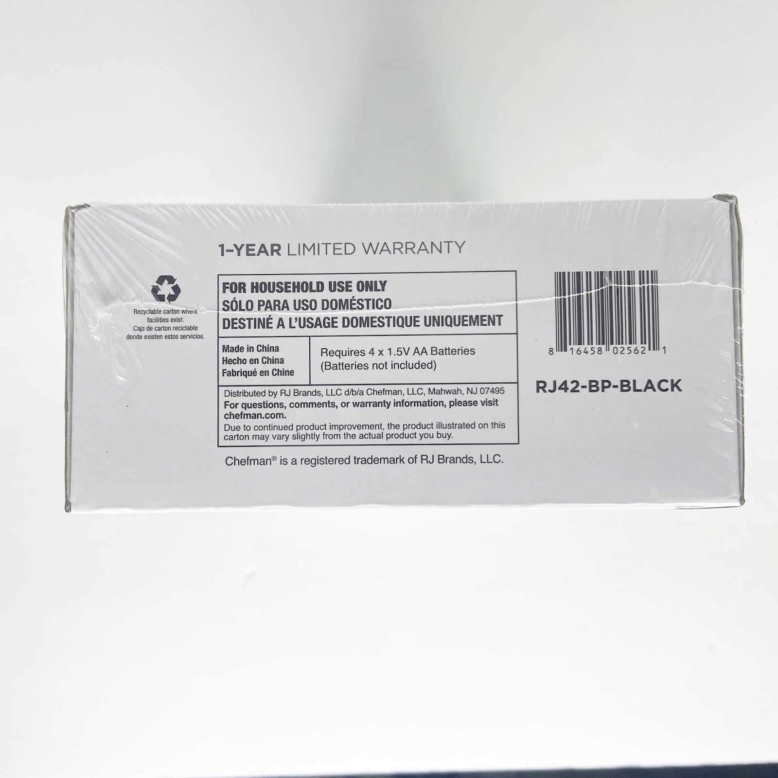 Chefman Electric Wine Opener Battery Operated with Foil Cutter & Pourer