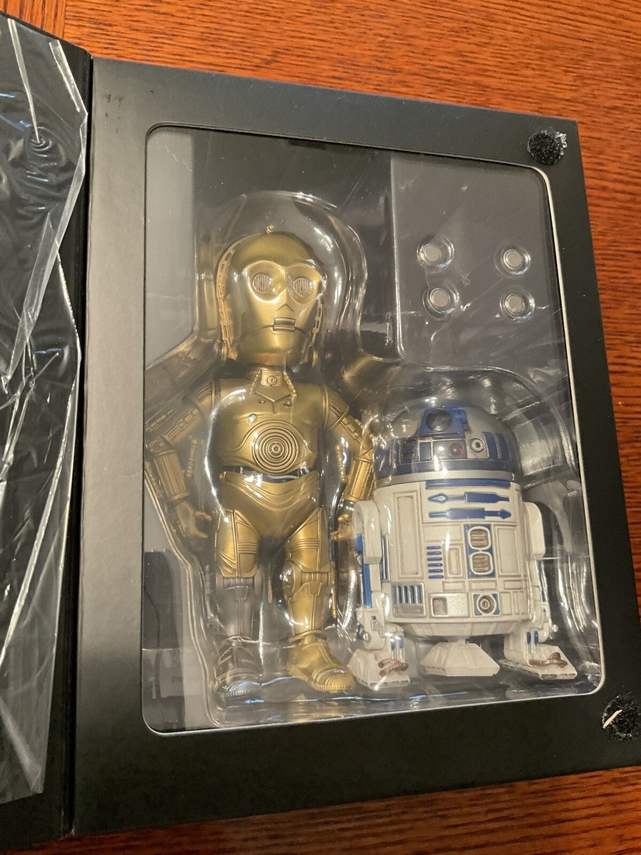 【HEROCROSS】スターウォーズ R2-D2 ＆ C-3PO HMF#024 Star Wars HEROCROSS HMF #024 R2-D2 and C-3PO Die-Cast LED Lights