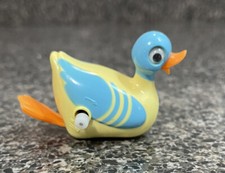 Vintage Tomy 1977 Swimming Duck Wind Up Plastic Toy WORKS