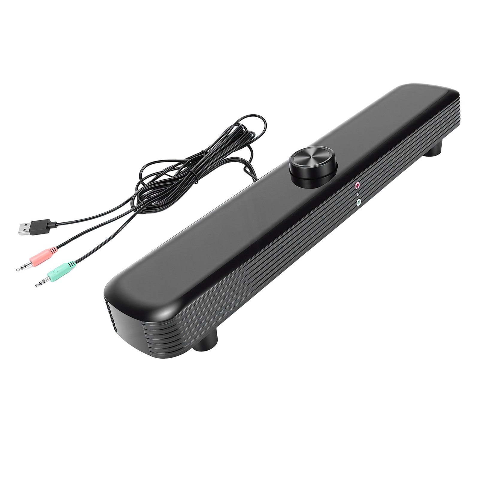 Computer Speaker 3D Stereo Sound USB Compatible Desktop Speaker With Mic Breathi