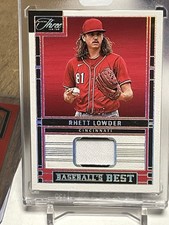 2024 Panini Three and Two Rookie Baseball's Best Rhett Lowder Patch /25