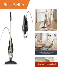 Blaze Lightweight Handheld Vacuum: Swivel Steering & HEPA Filter for Hard Floors