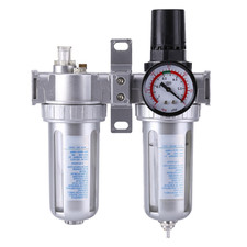 SFC300 3/8in Air Compressor Filter Regulator Moisture Water Trap Cleaner Sep BL