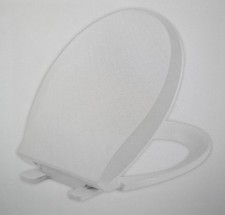 Round Toilet Seat w/ Slow Soft Close Easy to Install Clean Fits Round Toilet