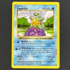 Squirtle #63 Prices | Pokemon Base Set | Pokemon Cards Squirtle #63 Prices | Pokemon Base Set | Pokemon Cards