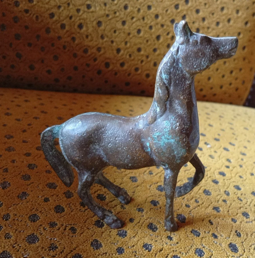 Statuette de Cheval en Bronze, ancienneté à définir - Photo 3/4