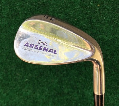 RH Lady Arsenal 52° Gap Wedge GW High spin 52-05 Ladies Graphite 34.5''