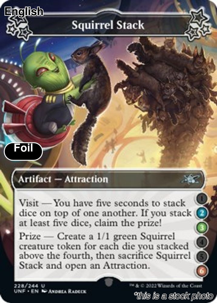 Squirrel Stack (2-3-6) [UNF - 228] Foil Unfinity