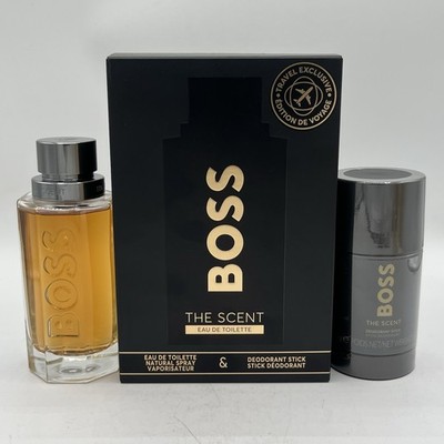 Boss The Scent 2 Pic Set 3.3 oz. EDT + 2.4 oz Deodorant New Open Box *Authentic*