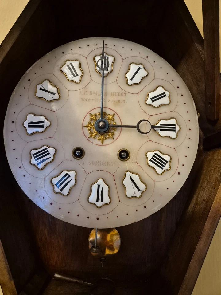 Antico orologio a pendolo "Occhio di Bue" - Immagine 3 di 4