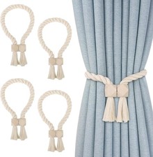 4 Stück Magnetische Vorhang Raffhalter,Gardinen Halter mit Magneten Einfach zu B