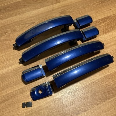 FORD MONDEO MK3 2002-2007 ST 220 XTERIOR DOOR HANDLES PERFORMANCE BLUE & CHROME