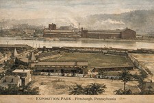 EXPOSITION PARK - Pittsburgh, Pennsylvania MODERN Postcard Baseball Stadium D395
