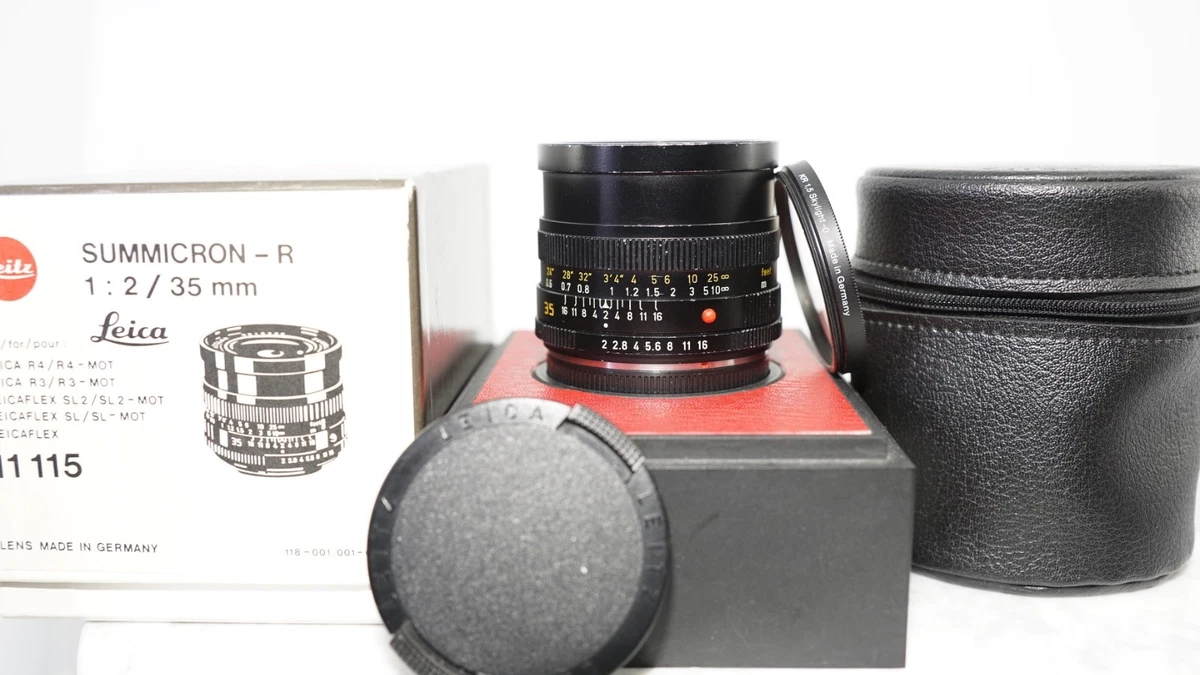 Leica SUMMICRON-R 35mm Focal f/2 Camera Lenses for sale - eBay