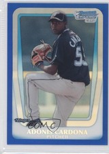 2011 Bowman Chrome Prospects Blue Refractor 22/250 Adonis Cardona #BCP96 0a3