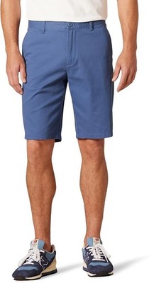 Amazon Essentials Men's Slim-Fit 11'' Flat-Front Stretch Dark Blue Chino Short 42